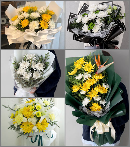 贵州六盘水盘县双龙山街道大河村白事花束代送